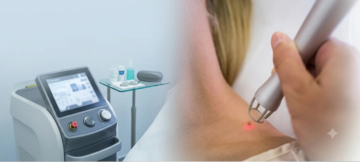 Removal of moles, cysts, skin tags and xanthelasma