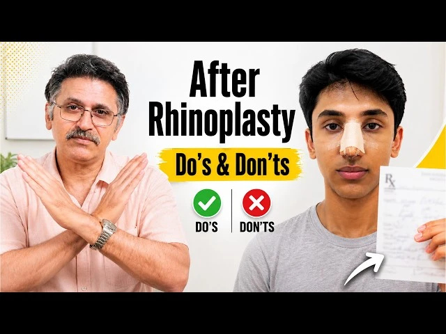 Rhinoplasty Recovery Explained: Complete Aftercare Guide for Faster Healing | Dr. (Col.) Vijay Lange
